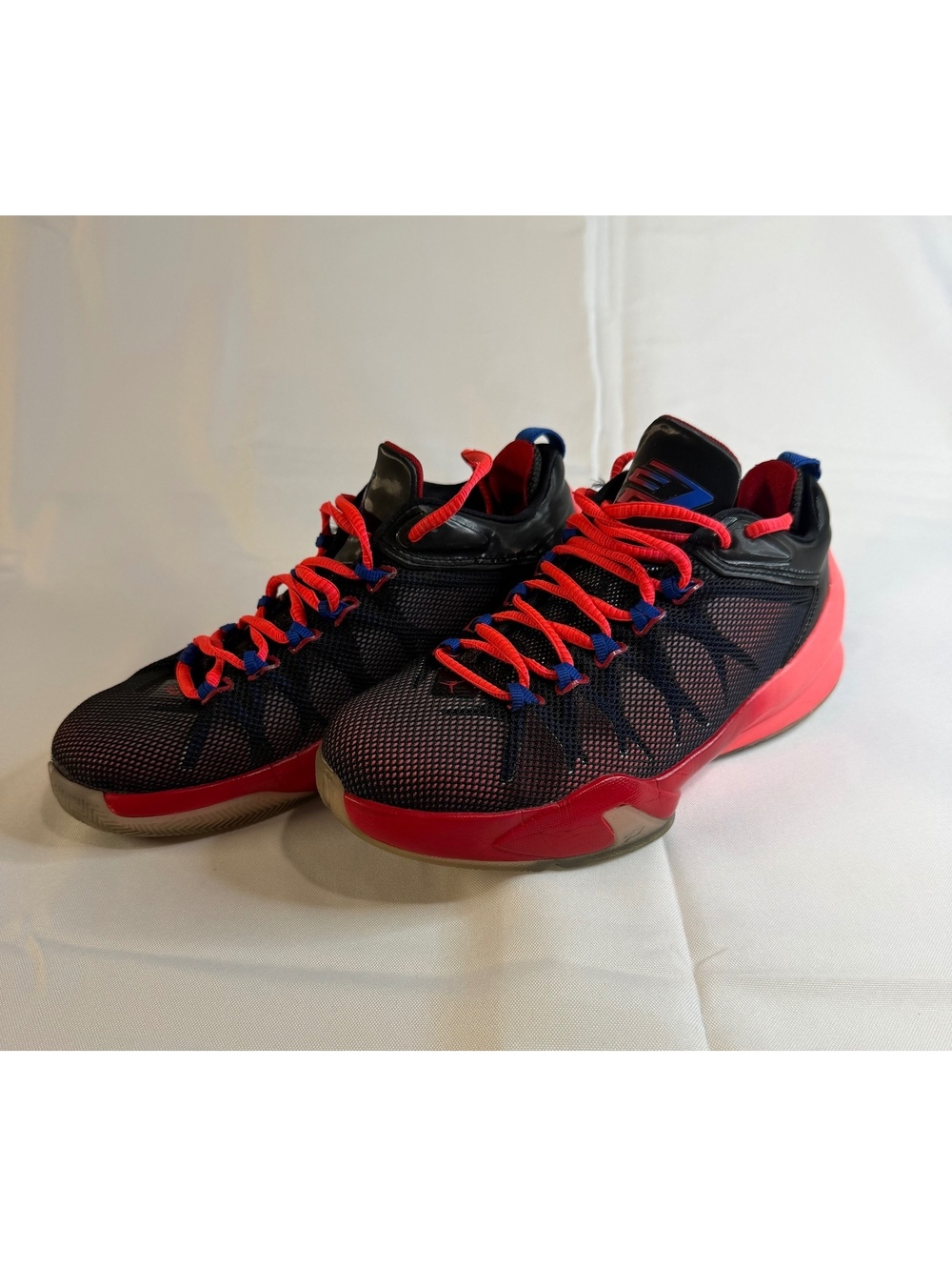 Jordan CP3.X Basketball Shoes Black Red Blue Size 10